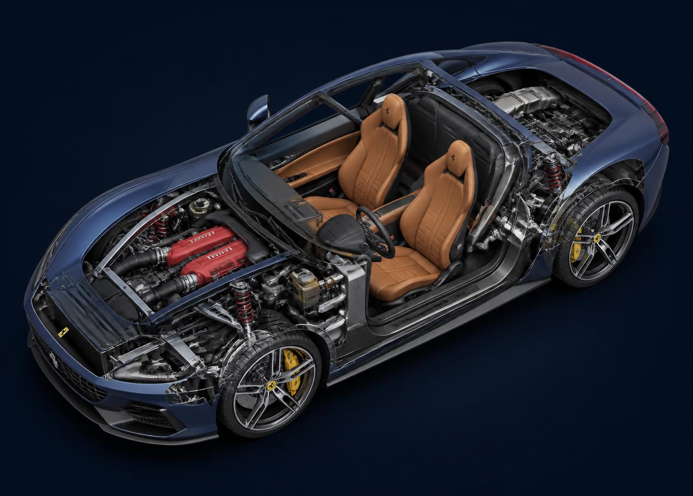 Plan 3D — Grand Tourer V8 Nero